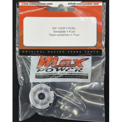 Max Power 13029 V Fuel Backplate for 351R or Nova .21 engine 